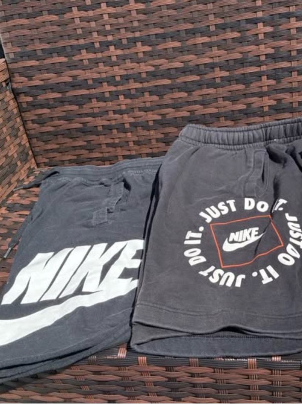 Nike Boys Large Black Graphic Shorts